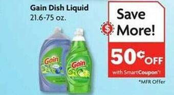 Family Dollar Gain dish liquid offer