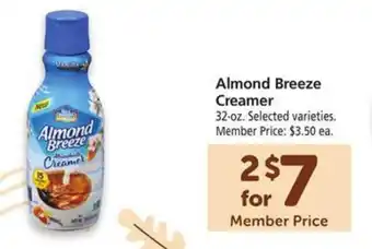 Safeway Almond Breeze Creamer 32-oz. offer
