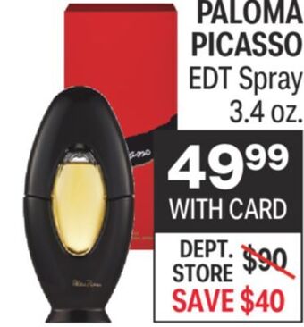 CVS Paloma picasso edt spray 3.4 oz. offer