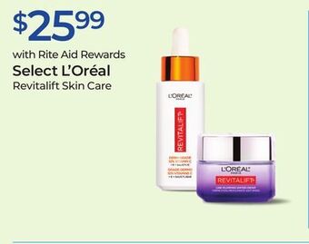 Rite Aid Select l'oréal offer