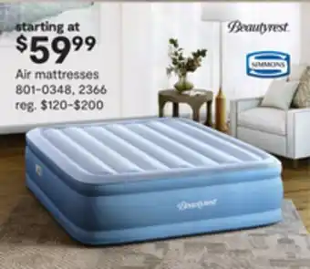 JC Penney Air mattresses offer