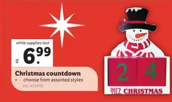 Lidl Christmas countdown offer