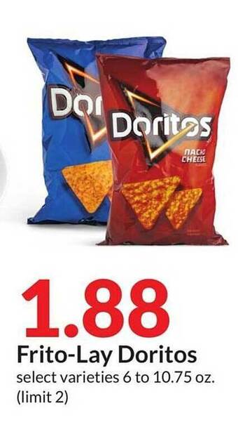 Hy-Vee Frito-lay doritos offer