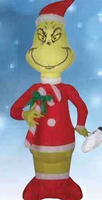 Ace Hardware 4' inlatable grinch with candy cane offer