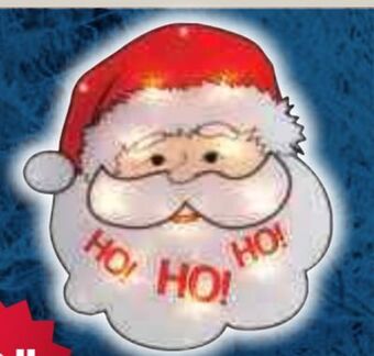 Ace Hardware Illuminated holiday window decorations offer