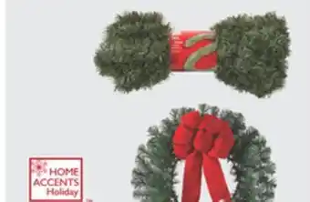 The Home Depot Home accents holiday artificial greenery offer