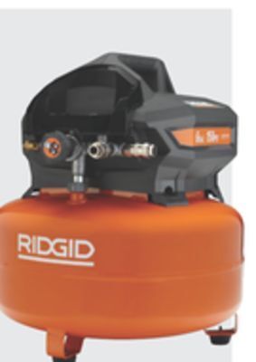 The Home Depot Ridgid 6-gallon portable compressor offer