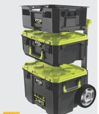 The Home Depot Ryobi 3 pc. tool storage system** offer