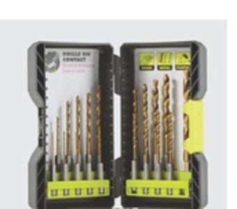 The Home Depot Ryobi 22 pc. titanium-coated drill bit set offer