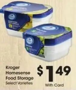 Kroger Kroger Homesense Food Storage offer