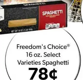 Commissary Freedom's Choice 16 Oz. Spaghetti offer
