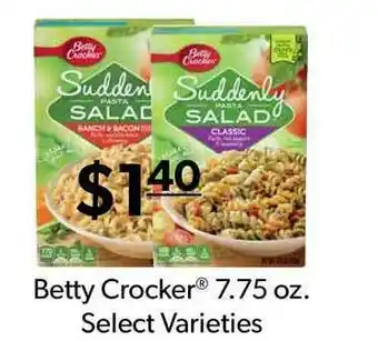 Commissary Betty Crocker 7.75 Oz. offer