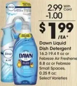 Kroger Dawn Liquid Dish Detergent offer
