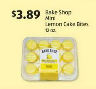 Aldi Bake Shop Mini Lemon Cake Bites 12 Oz. offer