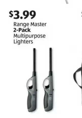 Aldi Range Master 2-pack Multipurpose Lighters offer