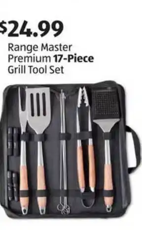 Aldi Range Master Premium 17-piece Grill Tool Set offer