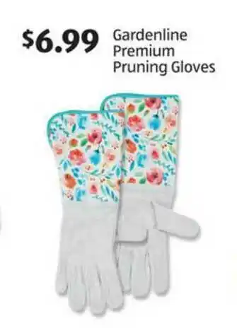 Aldi Gardenline Premium Pruning Gloves offer