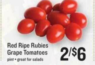 Lowes Foods Red Ripe Rubies Grape Tomatoes offer