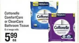Lowes Foods Cottonelle Comfortcare Or Cleancare Bathroom Tissue offer