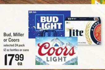 Lowes Foods Bud, Miller Or Coors offer