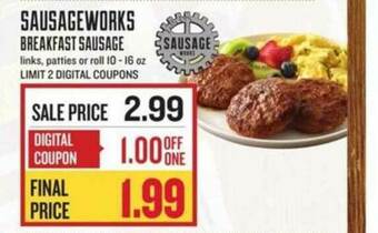 Lowes Foods Sausageworks Breakfast Sausage offer