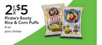 Publix Pirate's Booty Rice & Corn Puffs offer