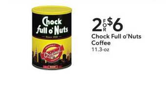 Publix Chock Full O'nuts Coffee offer