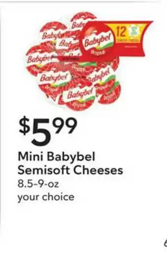 Publix Mini Babybel Semisoft Cheeses 8.5-9-oz offer