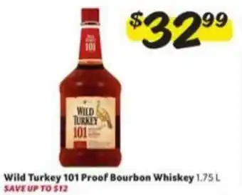 Winn Dixie Wild Turkey 101 Proof Bourbon Whiskey offer