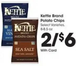 Kroger Kettle Brand Potato Chips 8-8.5 oz offer