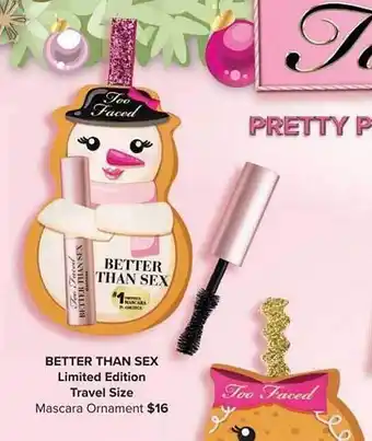 Ulta Beauty Better than sex limited edition travel size mascara ornament offer