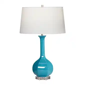 Lannia table lamp, turquoise