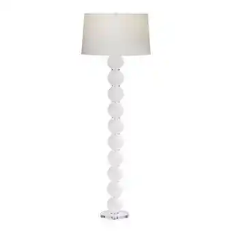 Mareena glass ball floor lamp