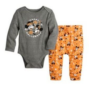 Kohl's Baby boy disney mickey mouse & minnie mouse fall holiday bodysuit & jogger pants set by jumping beans® offer