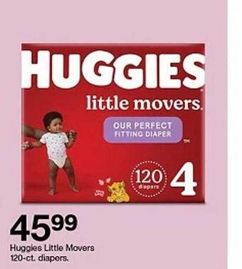 Target Huggies little movers diapers. offer