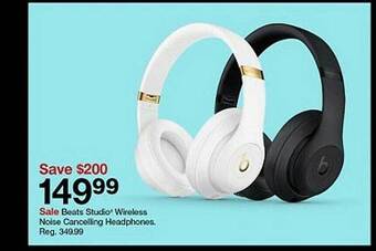 Target Beats studio wireless noise cancelling headphones offer
