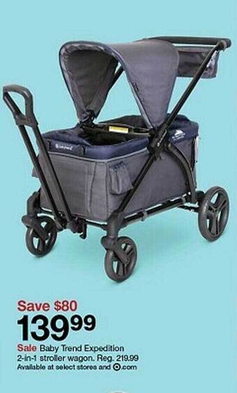 Target Baby trend expedition 2-in-1 stroller wagon. offer