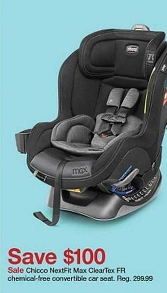 Target Chicco nexfit max cleartex fr chemical-free convertible car seat. offer