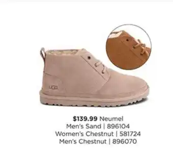 Neumel men's sand women's chestnut men's chestnut