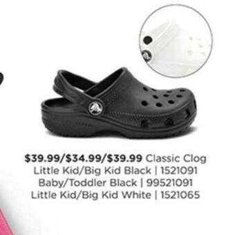 Journeys Classic clog offer