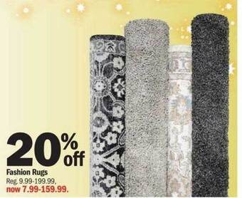 Meijer Fashion rugs offer
