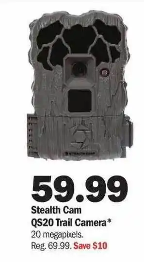 Meijer Stealth cam qs20 trail camera offer