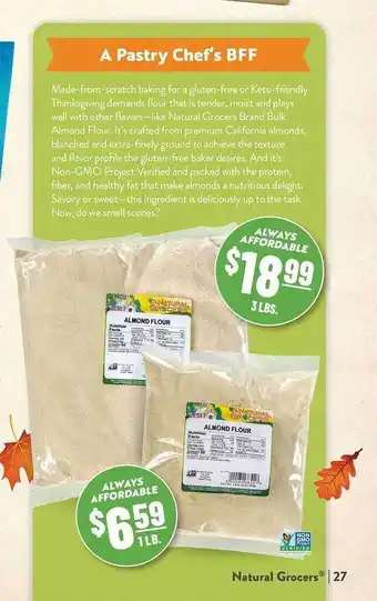 Natural Grocers A pastry chef's bff offer
