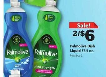 Family Dollar Palmolive dish liquid offer