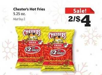 Family Dollar Chester's hot fries offer