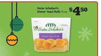 Family Dollar Sister schubert's dinner yeast rolls offer