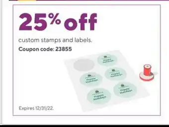 Custom stamps and labels