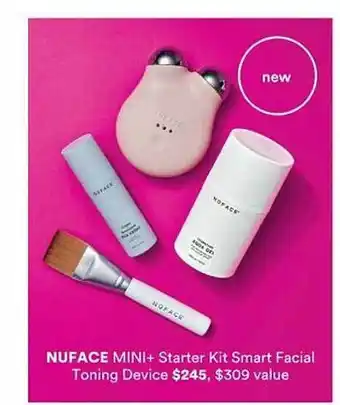 Ulta Beauty Nuface mini+ starter kit smart facial toning device offer