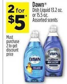 Dollar General Dawn dish liquid offer
