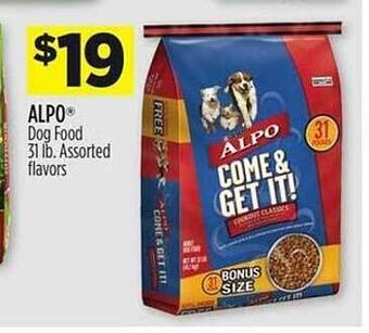 Dollar General Alpo dog food offer